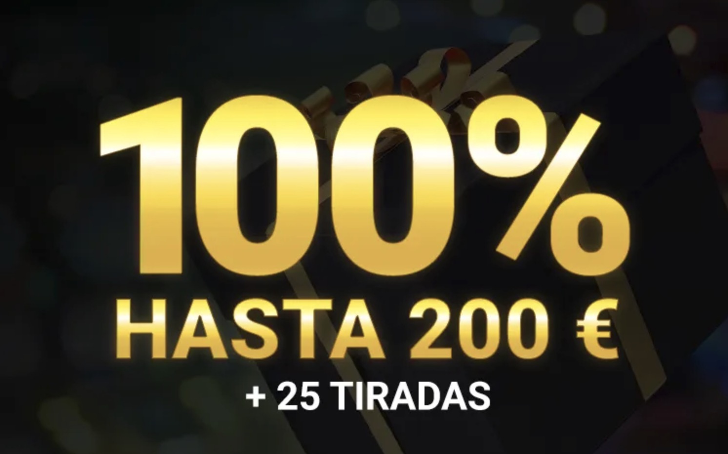 Bono de bienvenida de Mega Casino (2026): 100 % hasta 200 € + 25 tiradas gratis