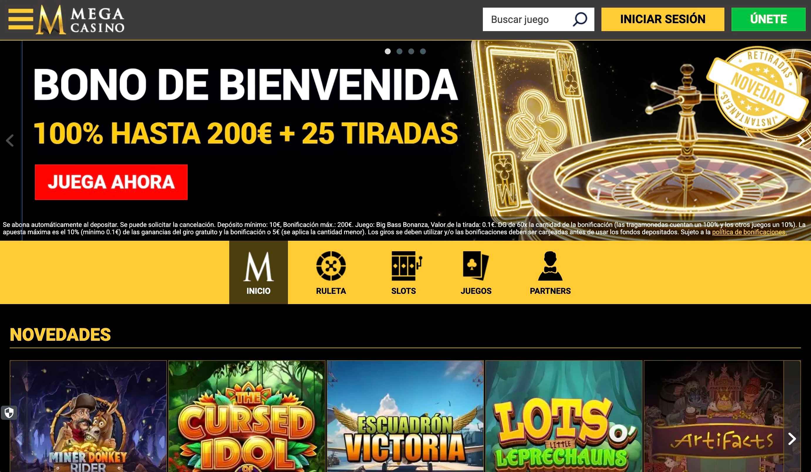 Reseña de Mega Casino (2026)